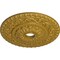 Ekena Millwork Vaduz Ceiling Medallion (Fits Canopies up to 3 1/2"), 23 1/2"OD x 3 1/2"ID x 2 1/8"P, Pharaohs Gold CM23VAPGS - alternate 3